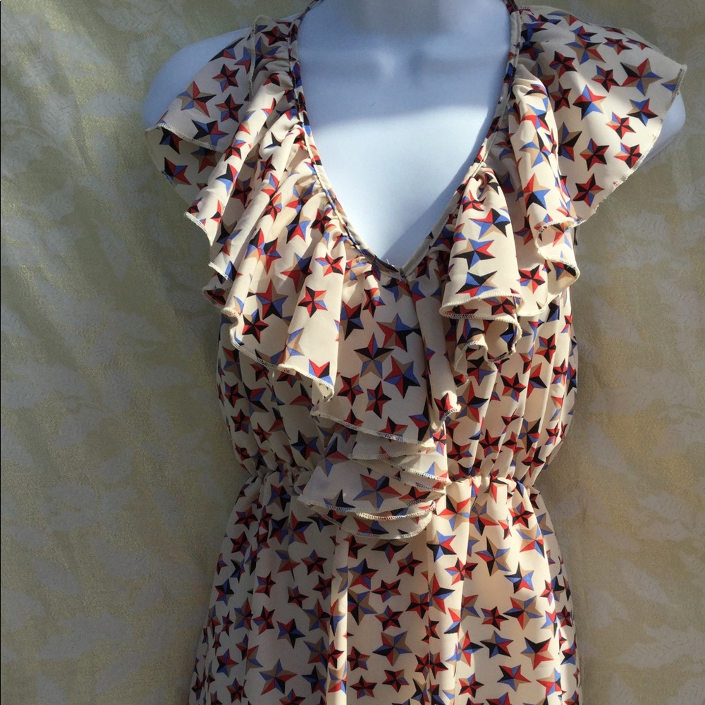 NWT Delusive size small halter top polyester beige